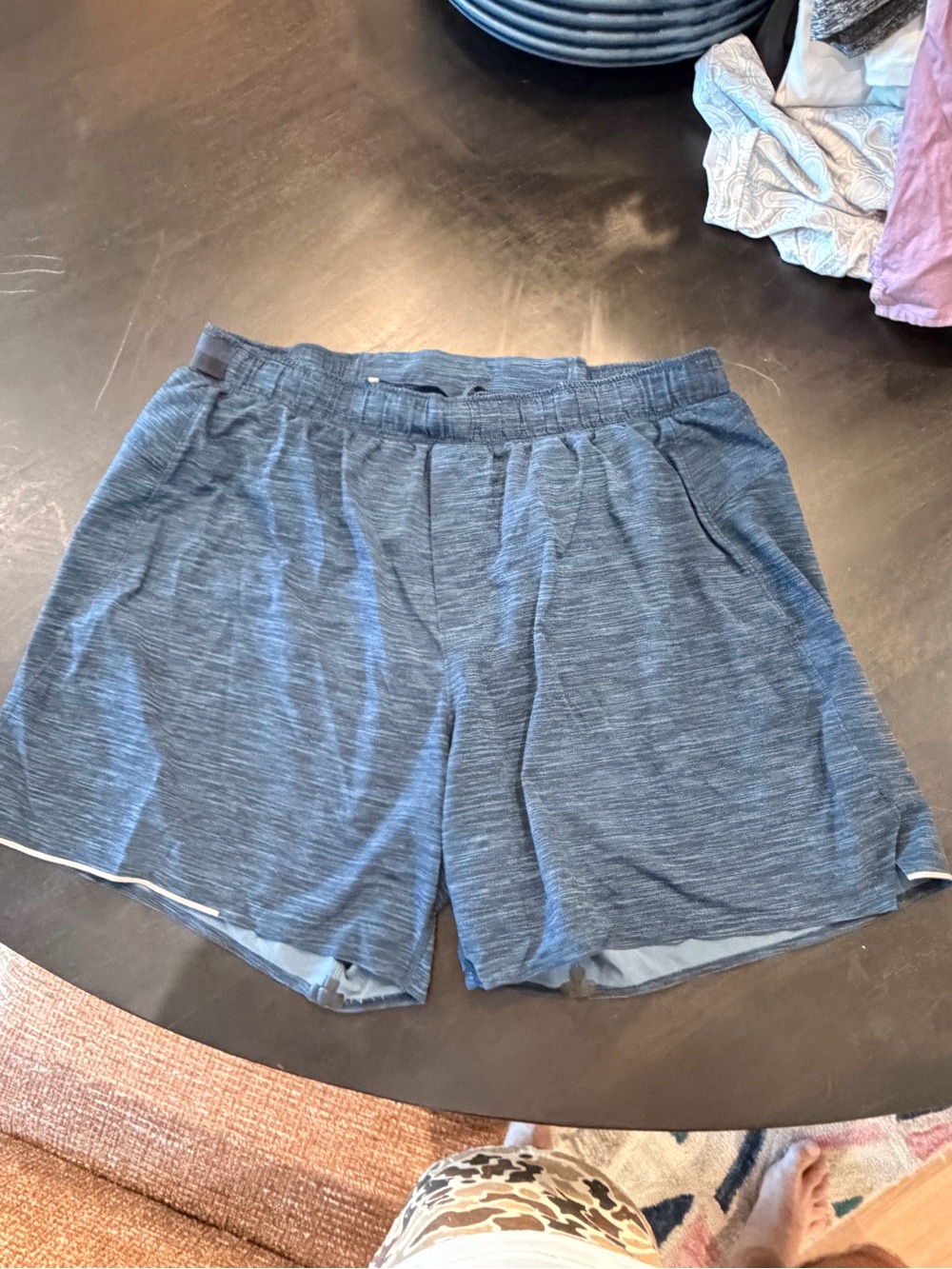 Men's LuLuLemon Athletic Shorts in Charcoal Blue